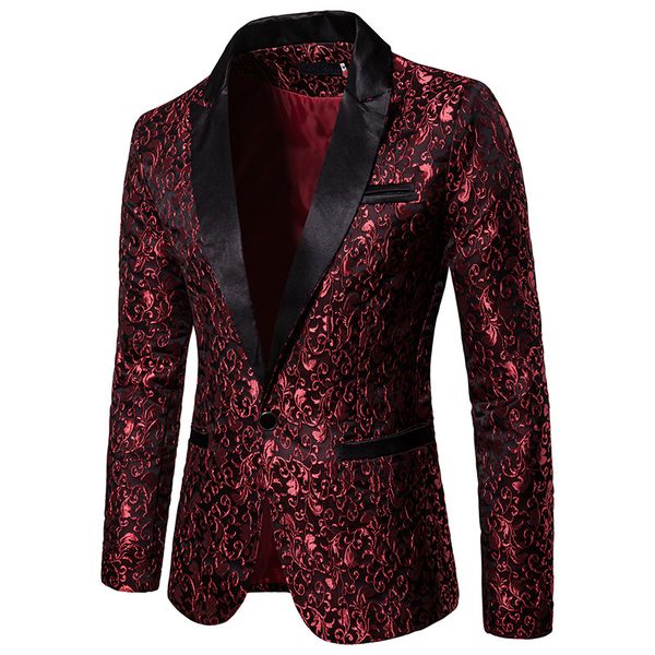 slim fit blazer men new arrival mens floral blazers floral prom dress blazers elegant wedding blazer and suit jacket men, White;black